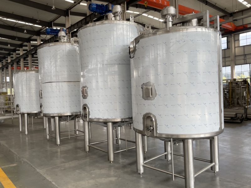 Cuve de mélange en acier inoxydable monocouche